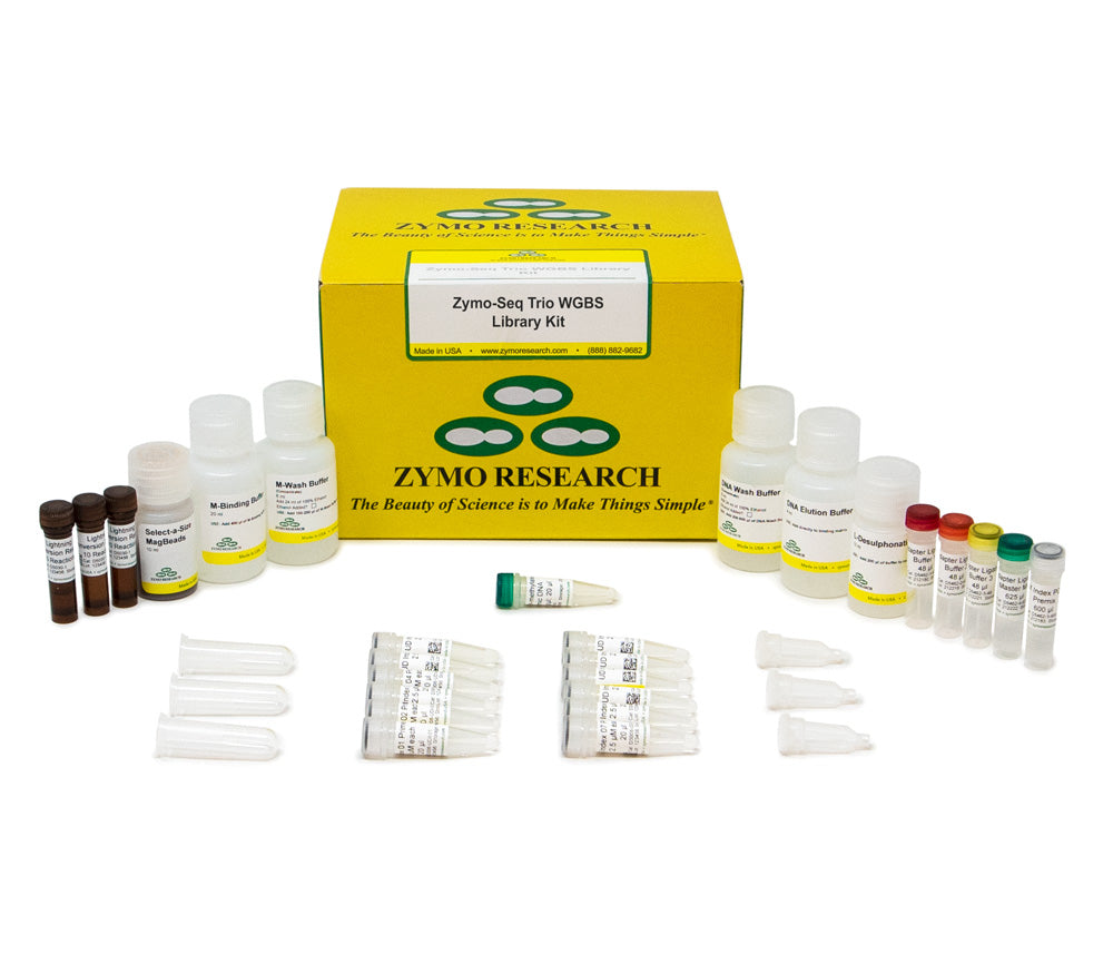 DECORTÉLIPOSOMEADVANCED PURPLERIBBON SET Zymo-Seq Trio WGBS Library Kit - cfDNA Library Preparation
