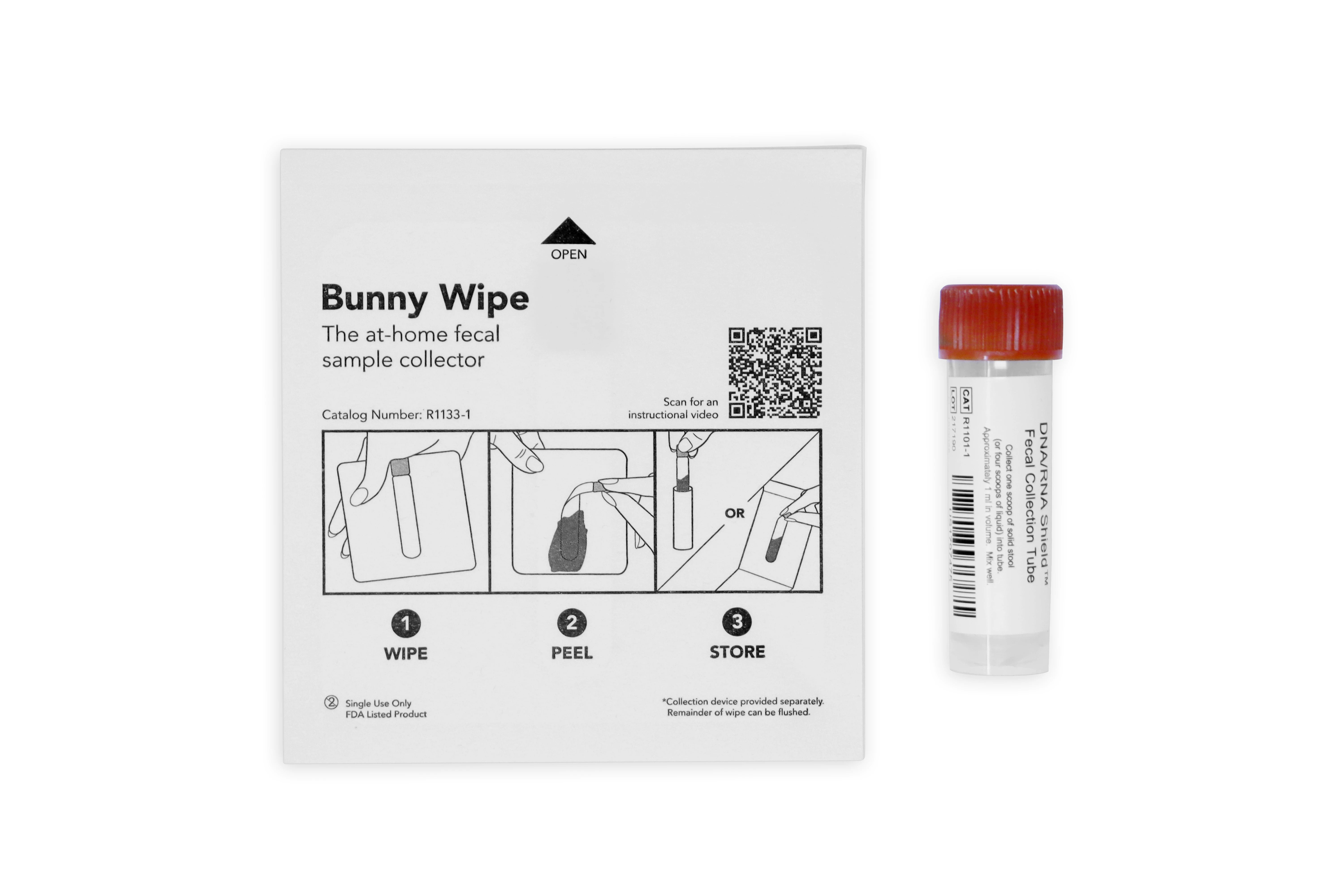 【新品未使用】DEWスペリア　レフィルセット Bunny Wipe Fecal Sample Collector | ZYMO RESEARCH