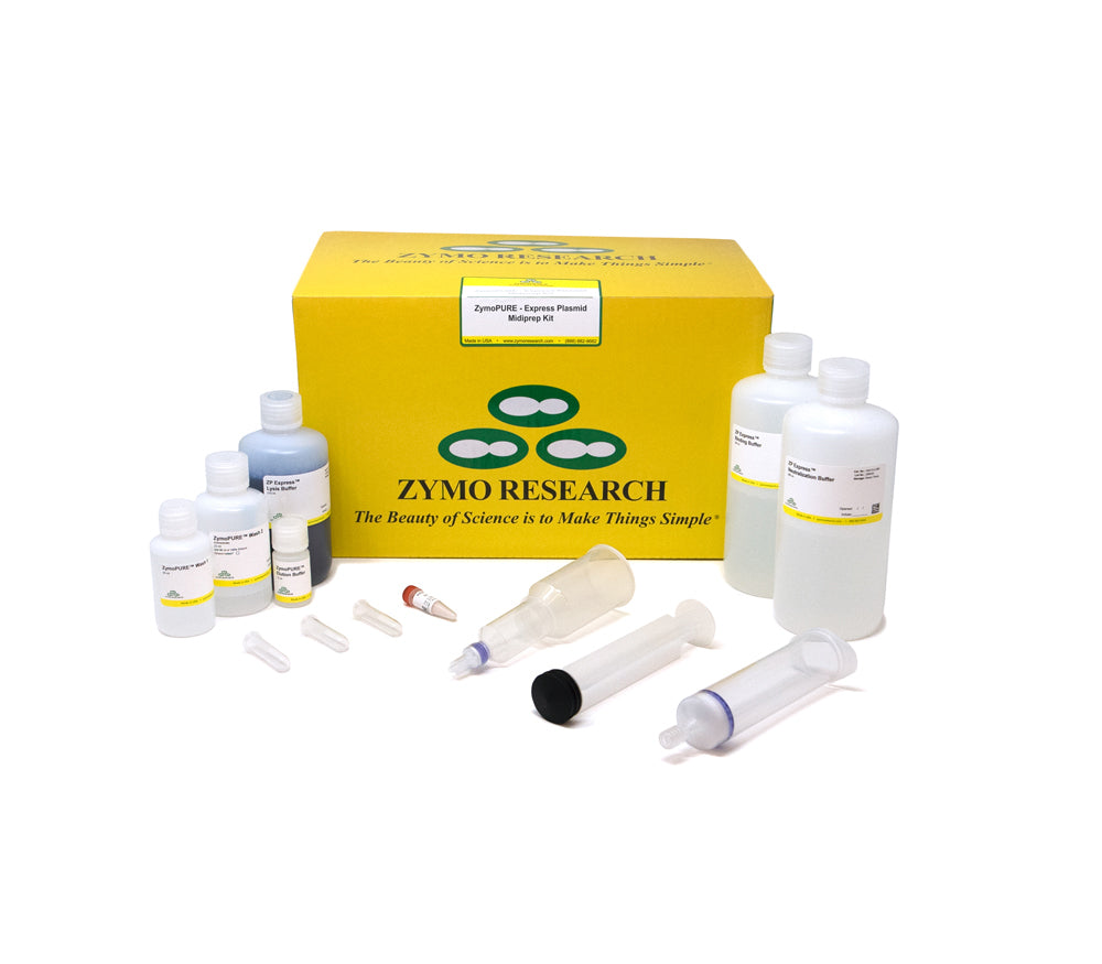 ZymoPURE - Express Plasmid Midiprep Kit, 25 preps ZymoPURE - Express Plasmid Midiprep Kit, 25 preps